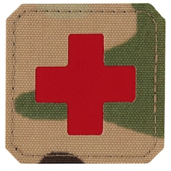 Patch médical Medic Cross Laser Cut M-Tac - Multicam/Red