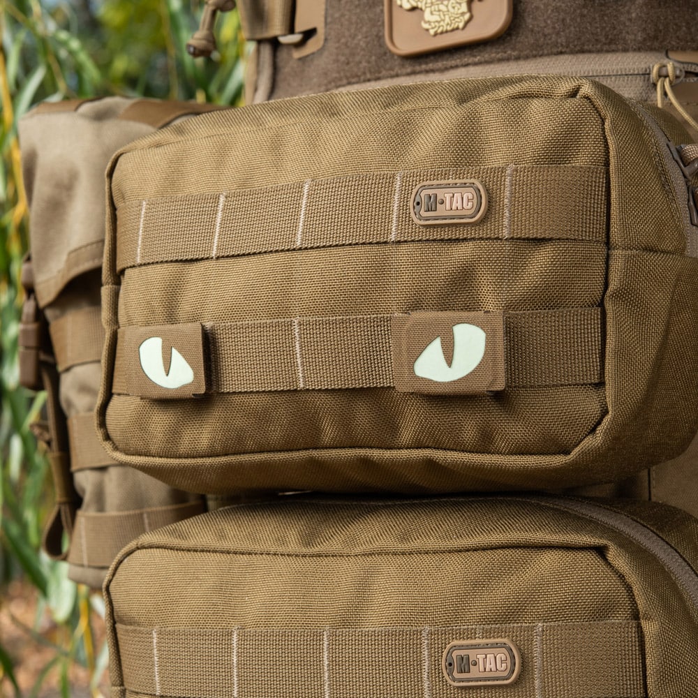 Patch Tiger Eyes Laser Cut (para) M-Tac - Coyote