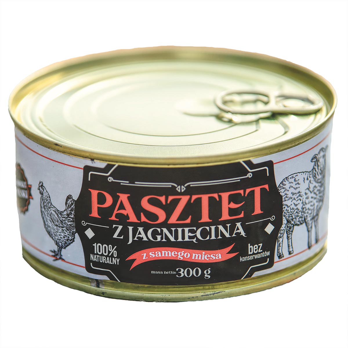 Aliments en conserve - pâté d'agneau 300g Marlej 