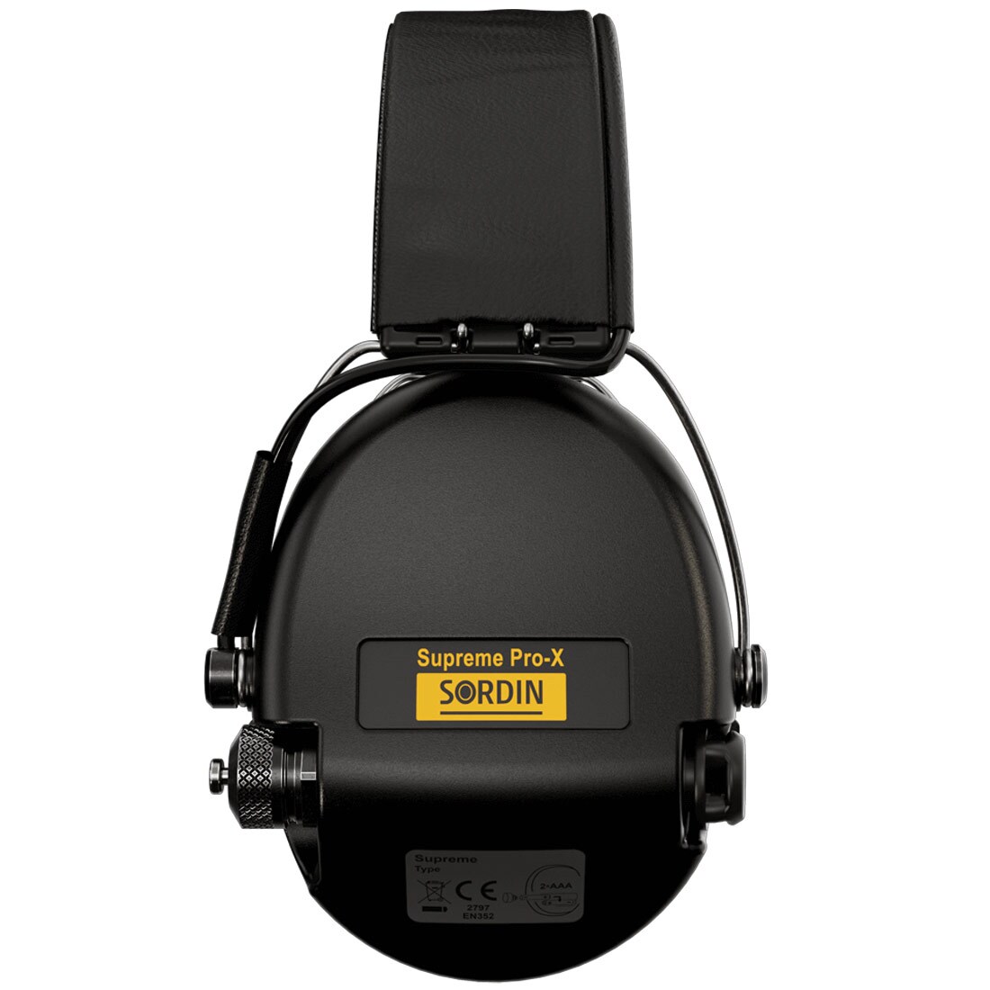 Protecteurs auditifs actifs Supreme Pro-X LED Sordin - Black