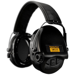 Protecteurs auditifs actifs Supreme Pro-X LED Sordin - Black