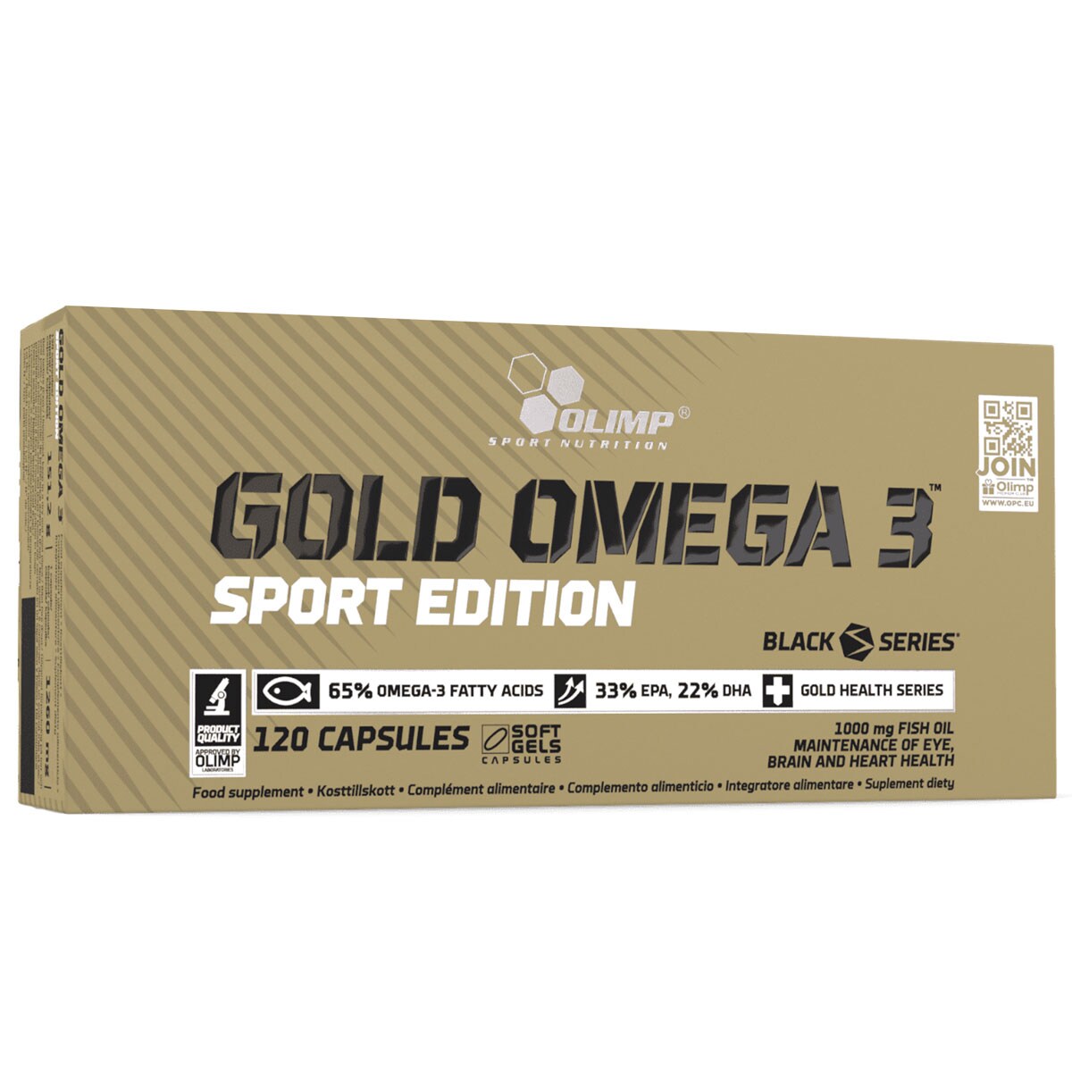 Complément alimentaire Gold Omega 3 Sport Edition comprimés - Olimp Sport Nutrition