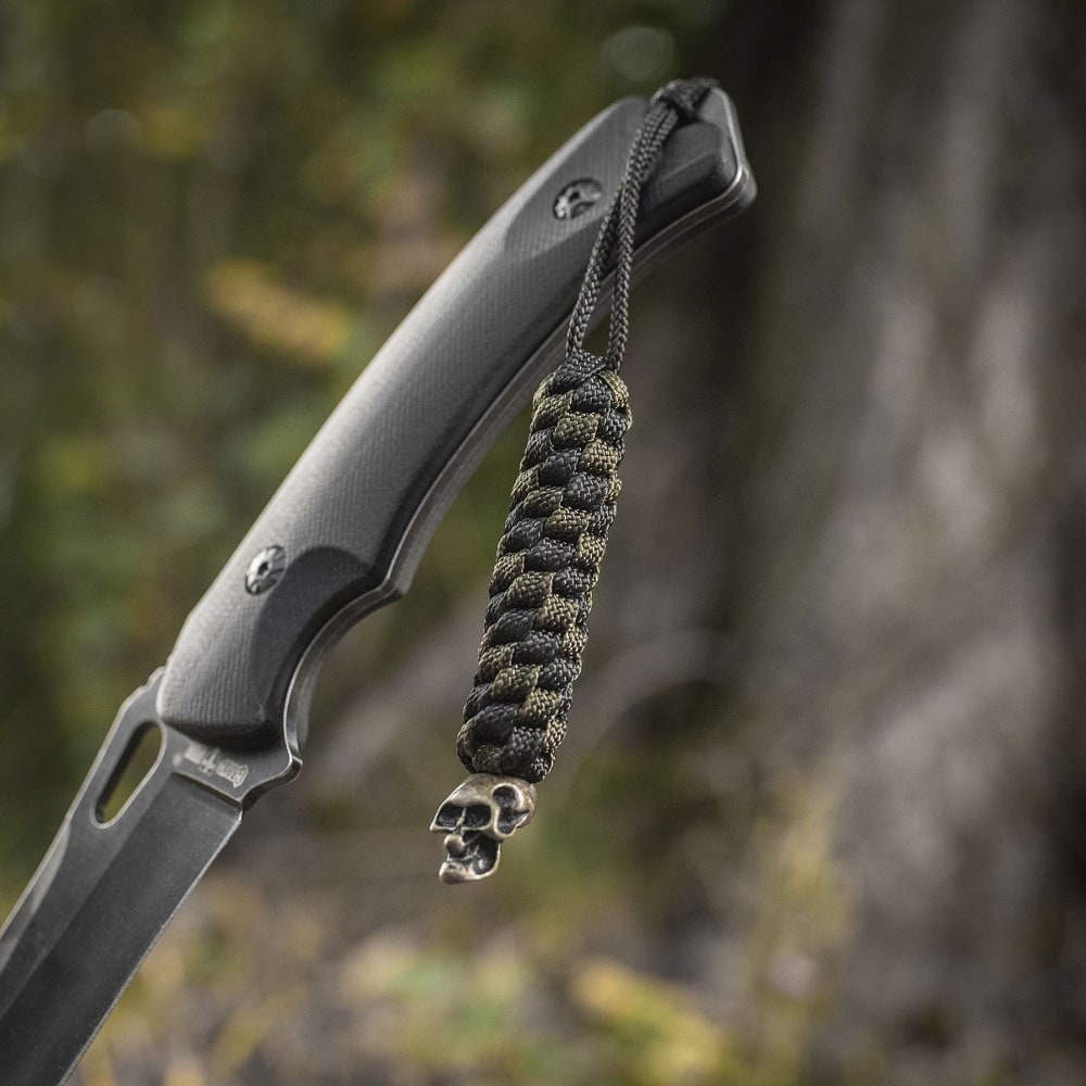 Porte-clé Helix Skull M-Tac - Black/Olive 