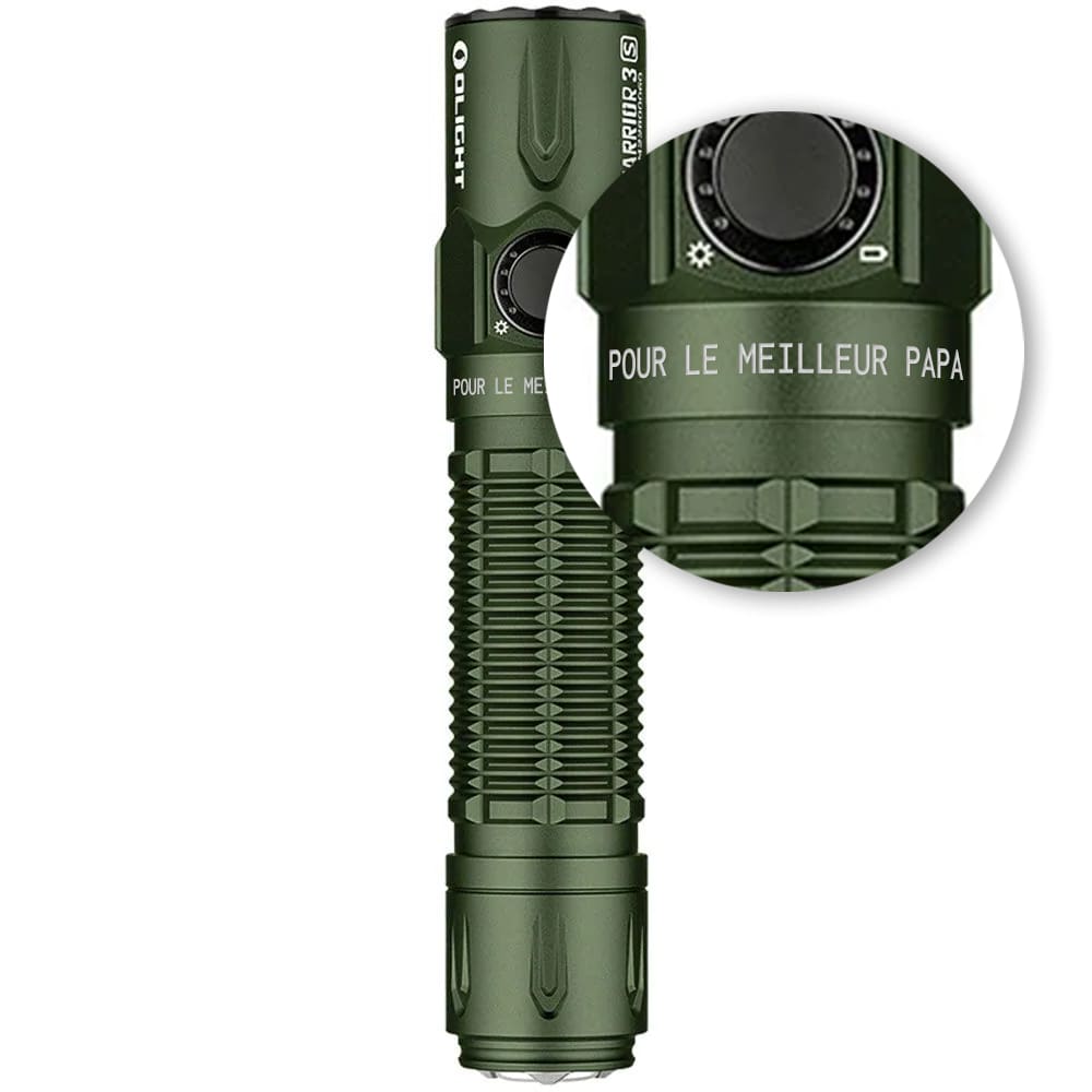 Lampe de poche Warrior 3S  - 2300 lumensOlight- OD Green