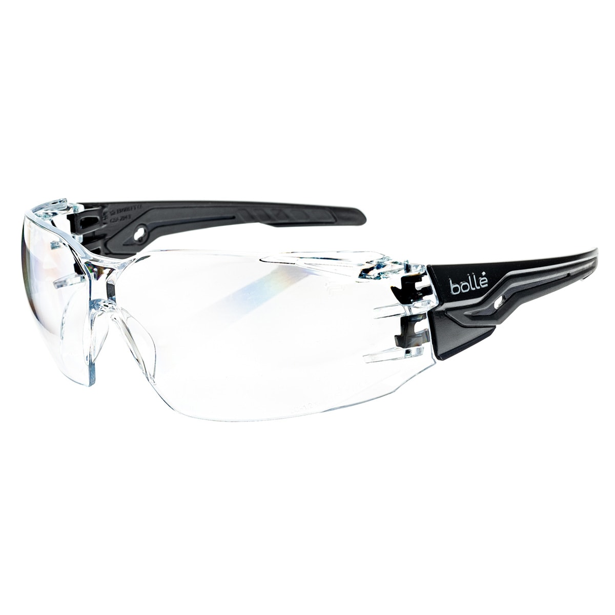 Lunettes tactique Silex+ BSSI Bolle - Clear Platinum
