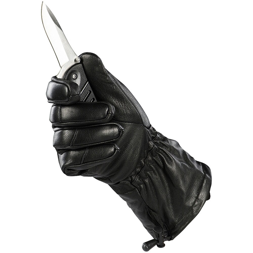 Gants d'hiver en cuir M-Tac - Black