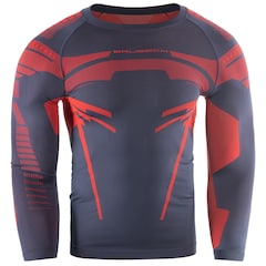 T-shirt à manches longues thermoactif Dry Long Sleeve Brubeck - Navy/Red