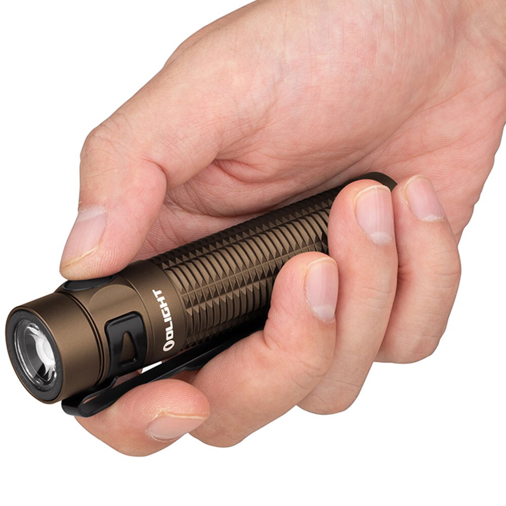Lampe de poche rechargeable Olight Baton 3 Pro Cool White - 1500 lumens Olight - Desert Tan