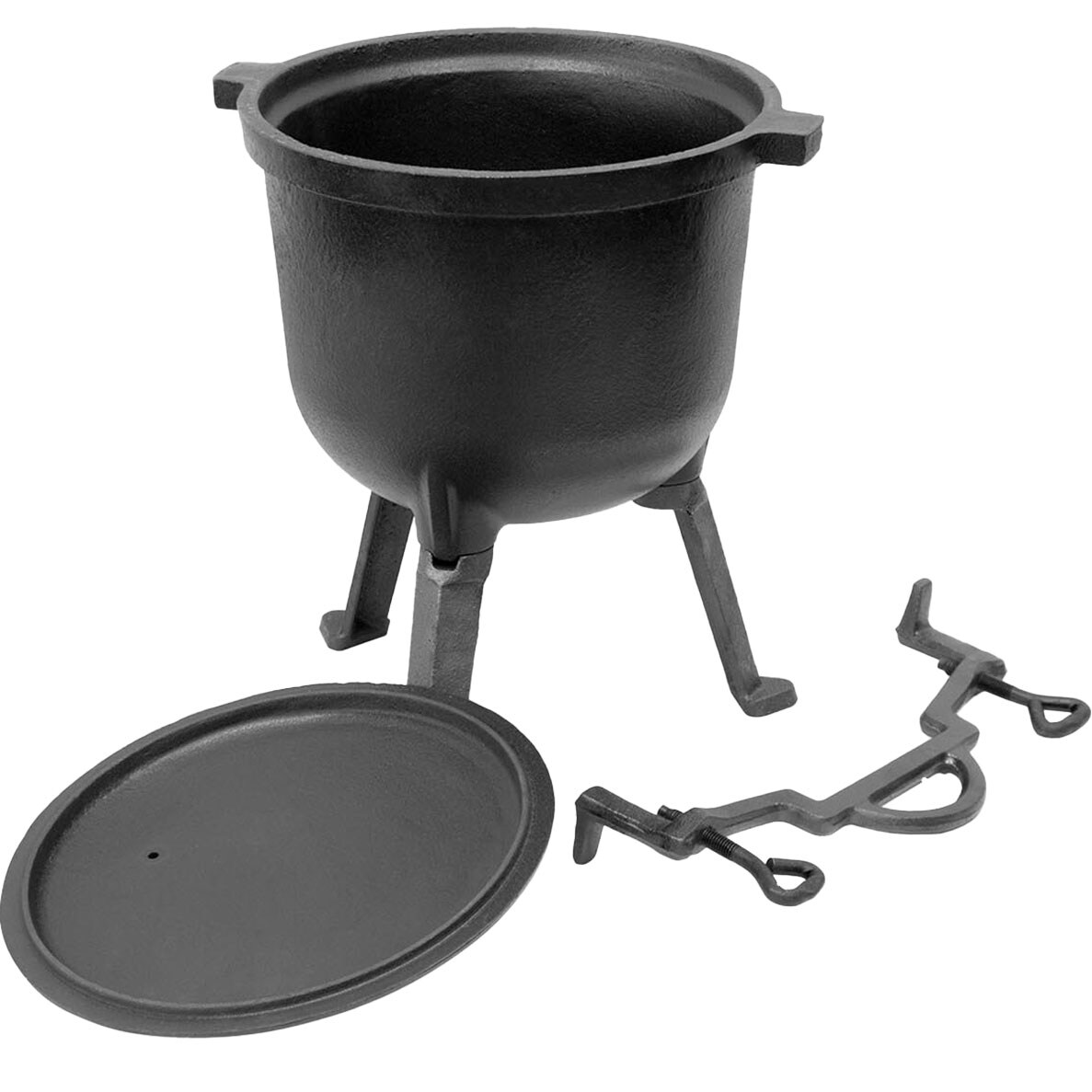Chaudron en fonte pour feu de camp 15 L Meyerhoff