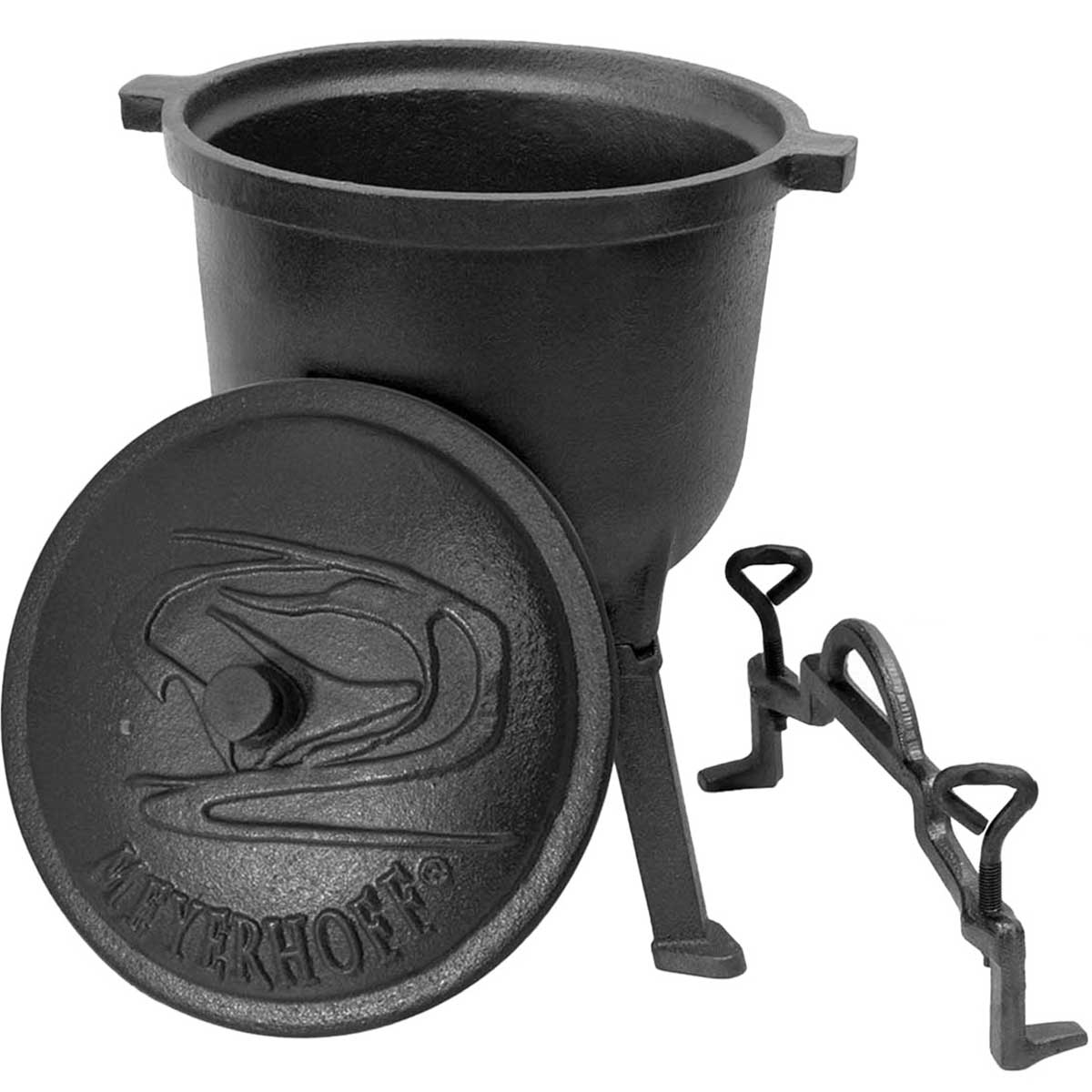 Chaudron en fonte pour feu de camp 15 L Meyerhoff