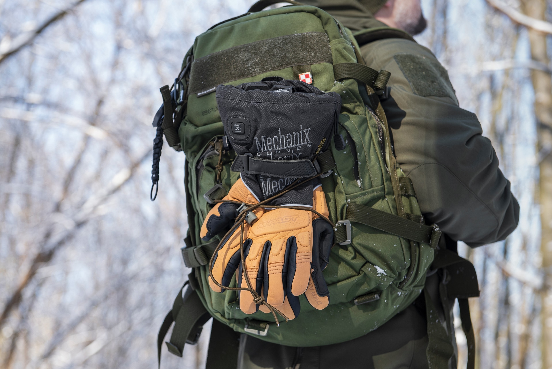 Gants chauffants ColdWork M-Pact Heated Mechanix Wear - Brown/Black