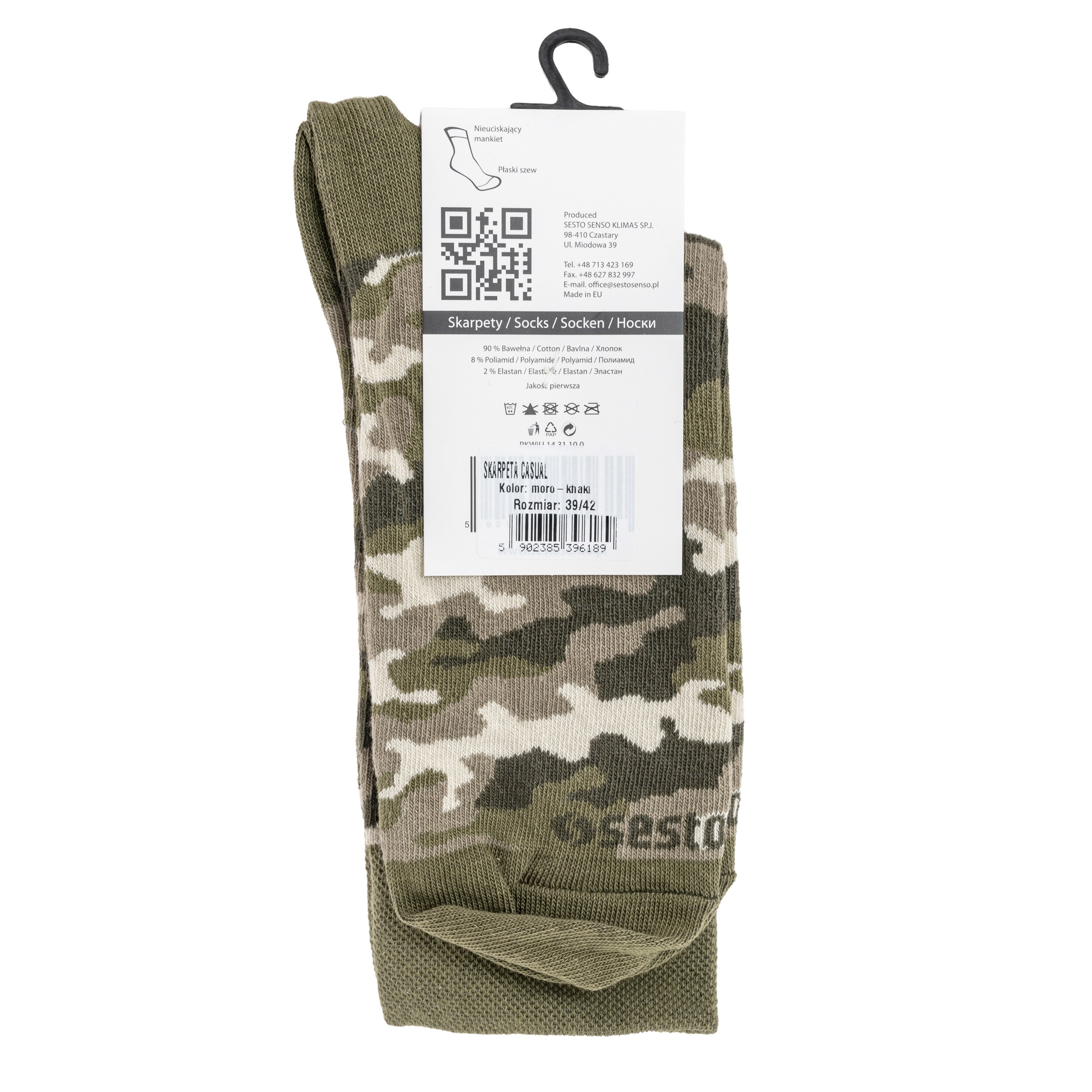 Chaussettes Finest Cotton Sesto Senso - Camo