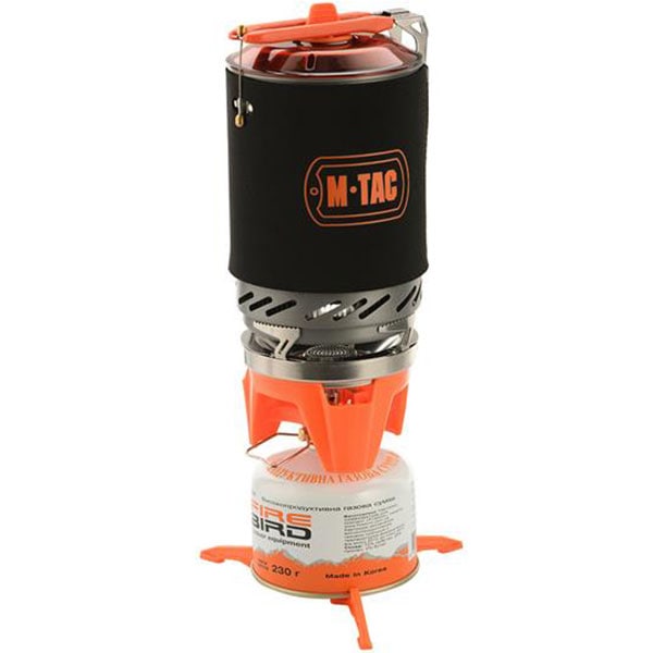 Cuisinière touristique avec casserole M-Tac - Black