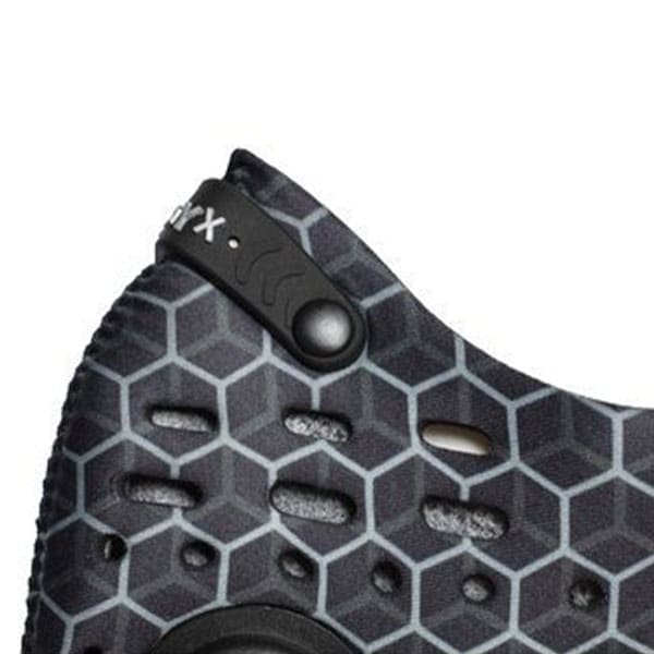 Masque anti-smog Delta Hex Silver Broyx - Black