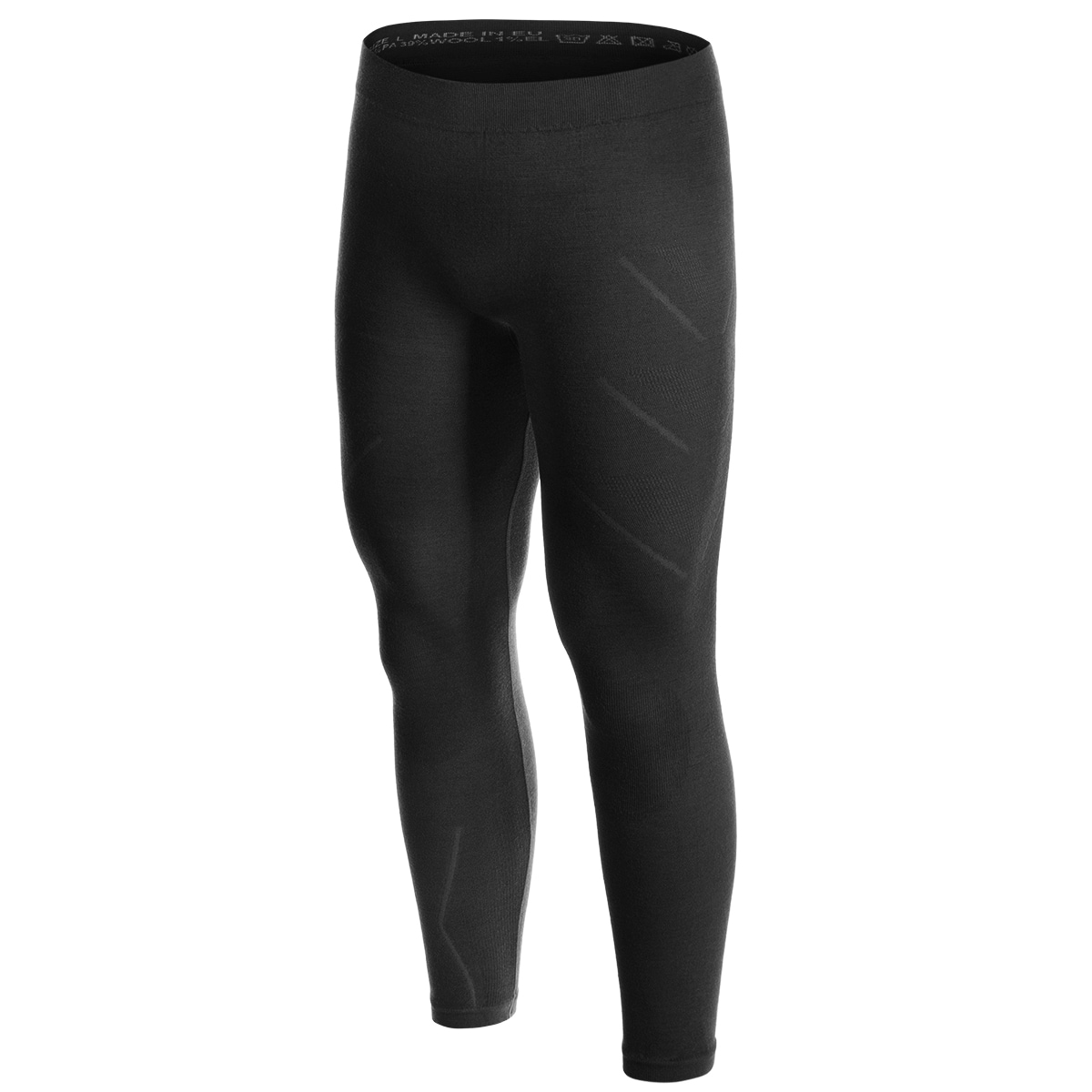 Leggings thermiques pour hommes NordTrek Merino Tech FreeNord - Black