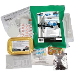 Ration alimentaire Paquet touristique 3 - saucisse en sauce avec tomates et pois chiches Arpol
