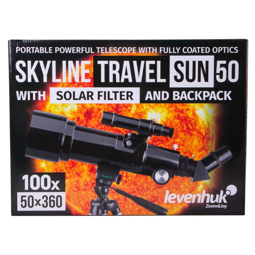 Télescope Skyline Travel Sun 50 Levenhuk 