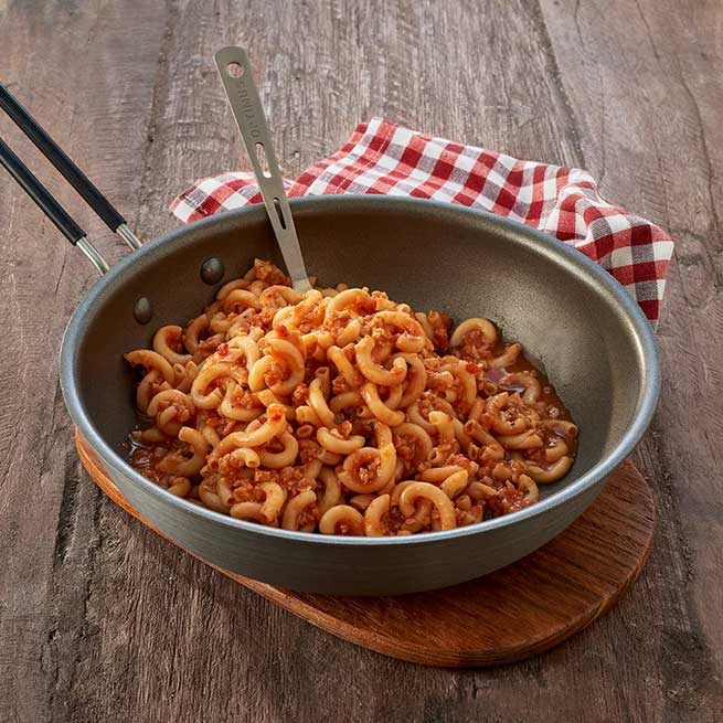 Aliments lyophilisés pâtes à la sauce bolognaise végétarienne 180 g Trek'n Eat