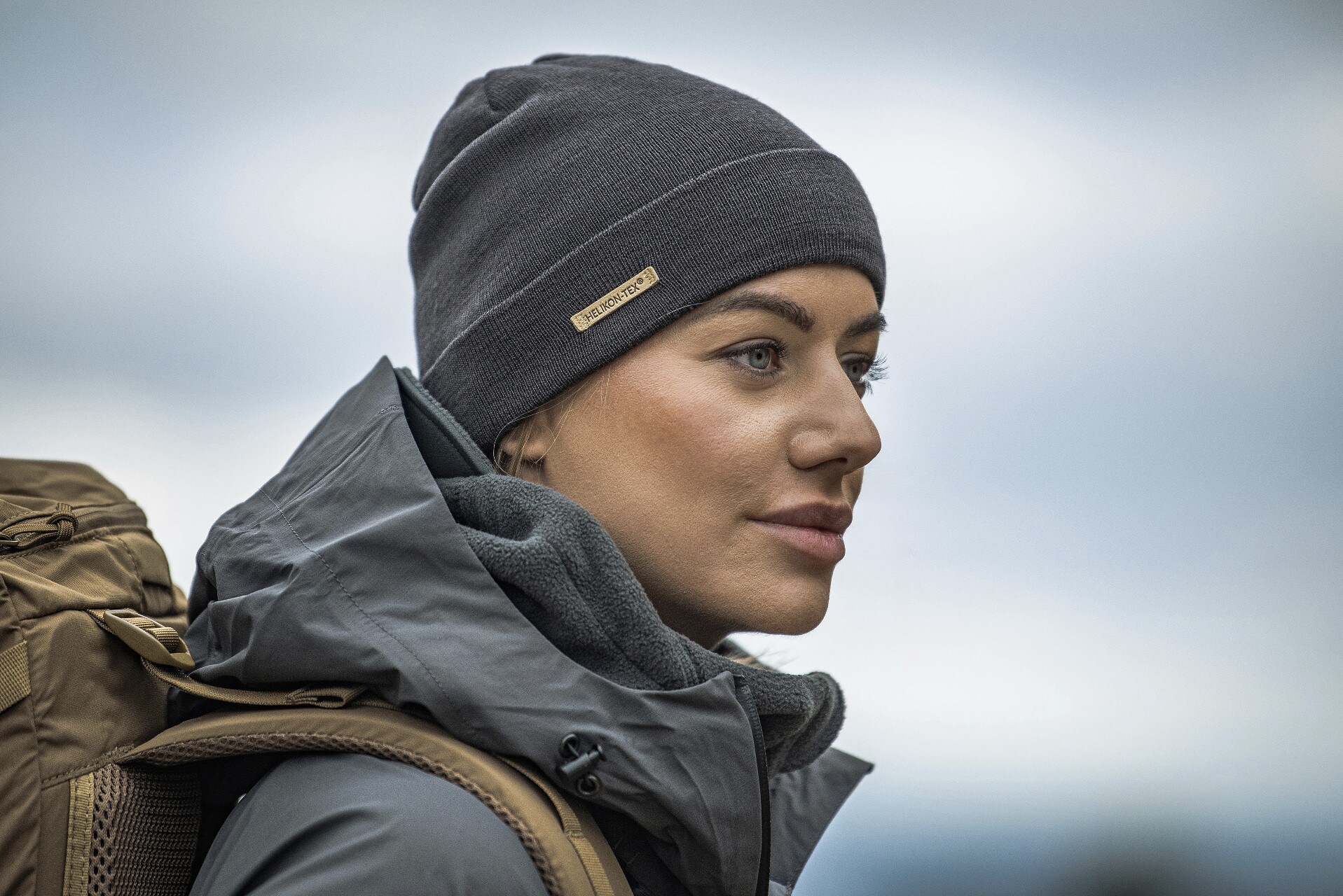 Bonnet Winter Merino Beanie Helikon-Tex - Shadow Grey