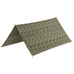 Tarp bushcraft 2,95x2,8 m imperméable camouflage furtiv SOLOGNAC