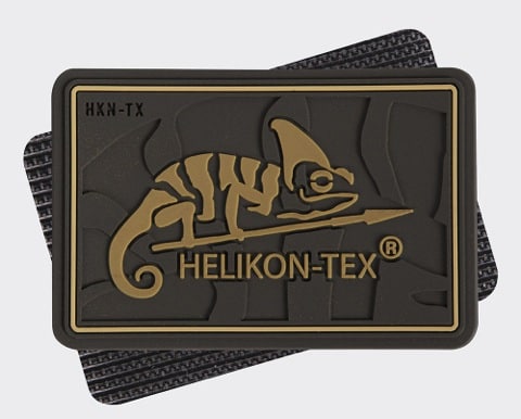 Emblème/Patch Tex Logo Helikon - PVC Coyote