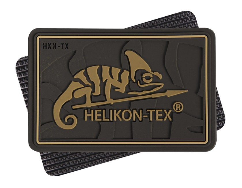 Emblème/Patch Tex Logo Helikon - PVC Coyote