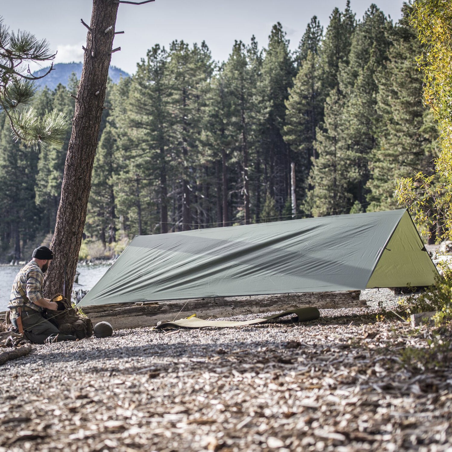 Bâche de bivouac Supertarp Helikon - Olive Green