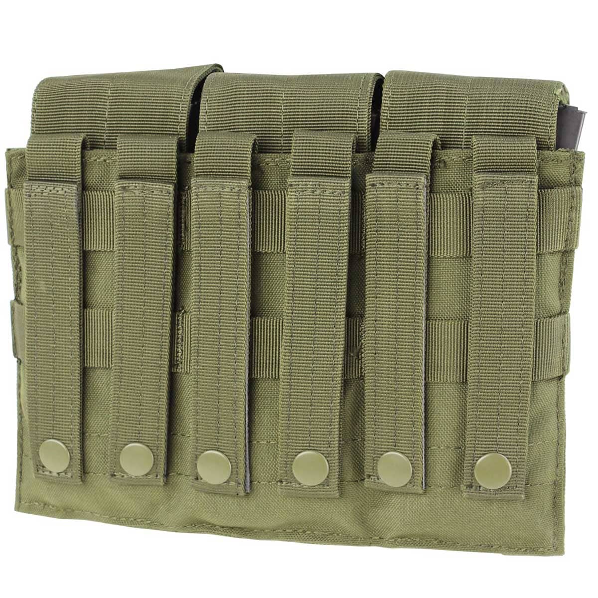 Triple pochette pour chargeurs AR-15/M4 Triple Mag Pouch Condor - Olive