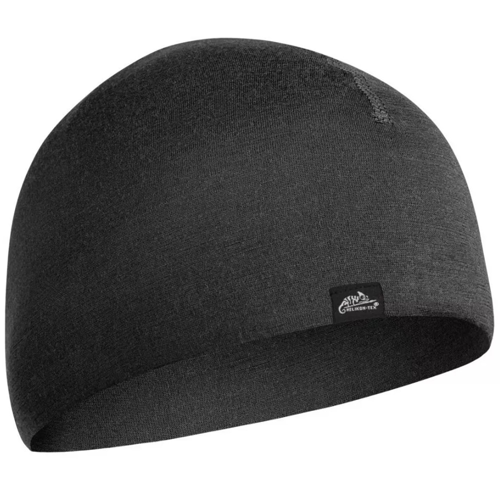 Bonnet Merino Wool Helikon - Black