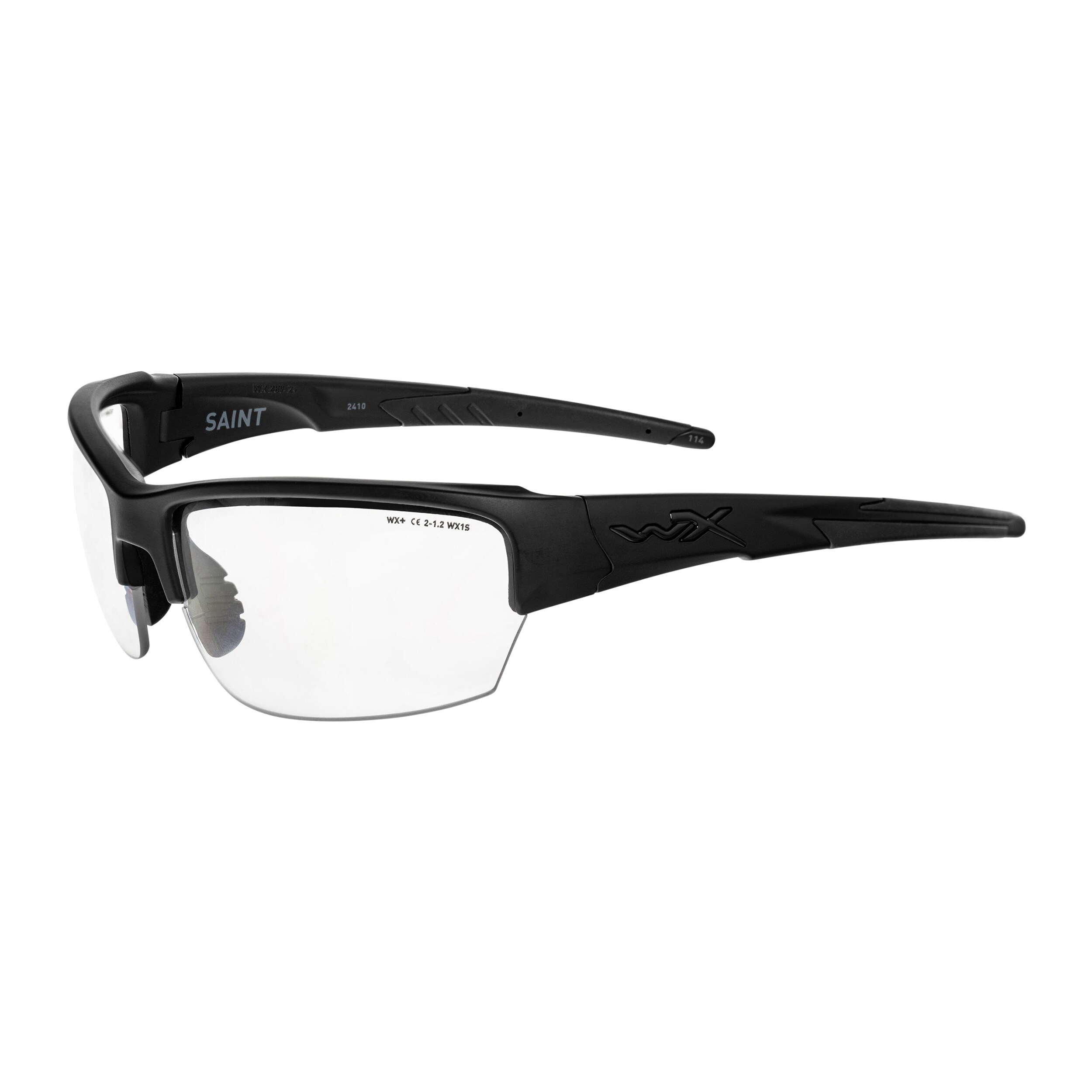 Lunettes tactique Saint Grey/Clear Matte Wiley X - Black Frame