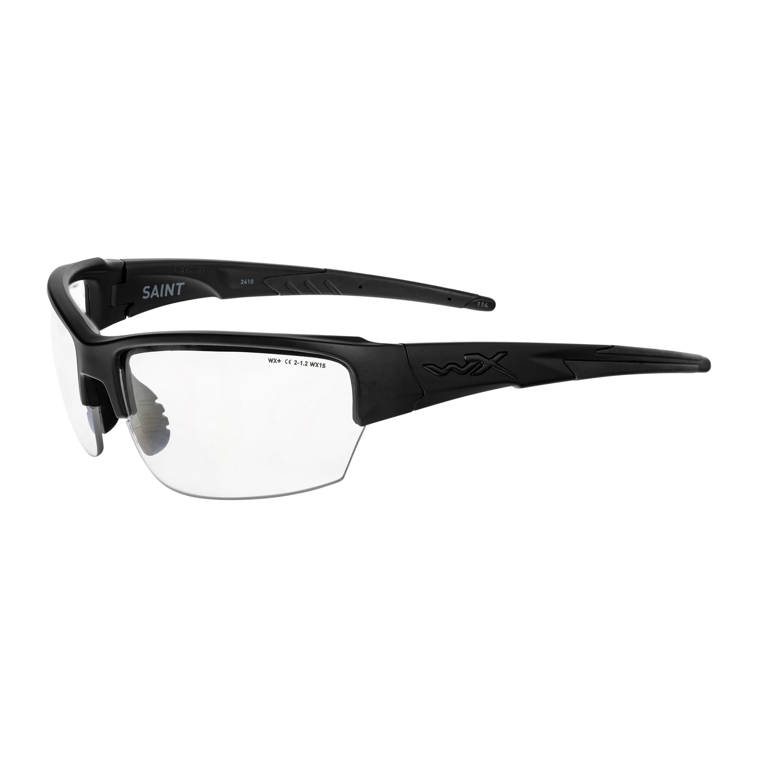 Lunettes tactique Saint Grey/Clear Matte Wiley X - Black Frame