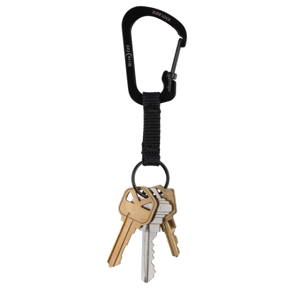 Mousqueton SlideLock Key Ring #3 Nite Ize - Black