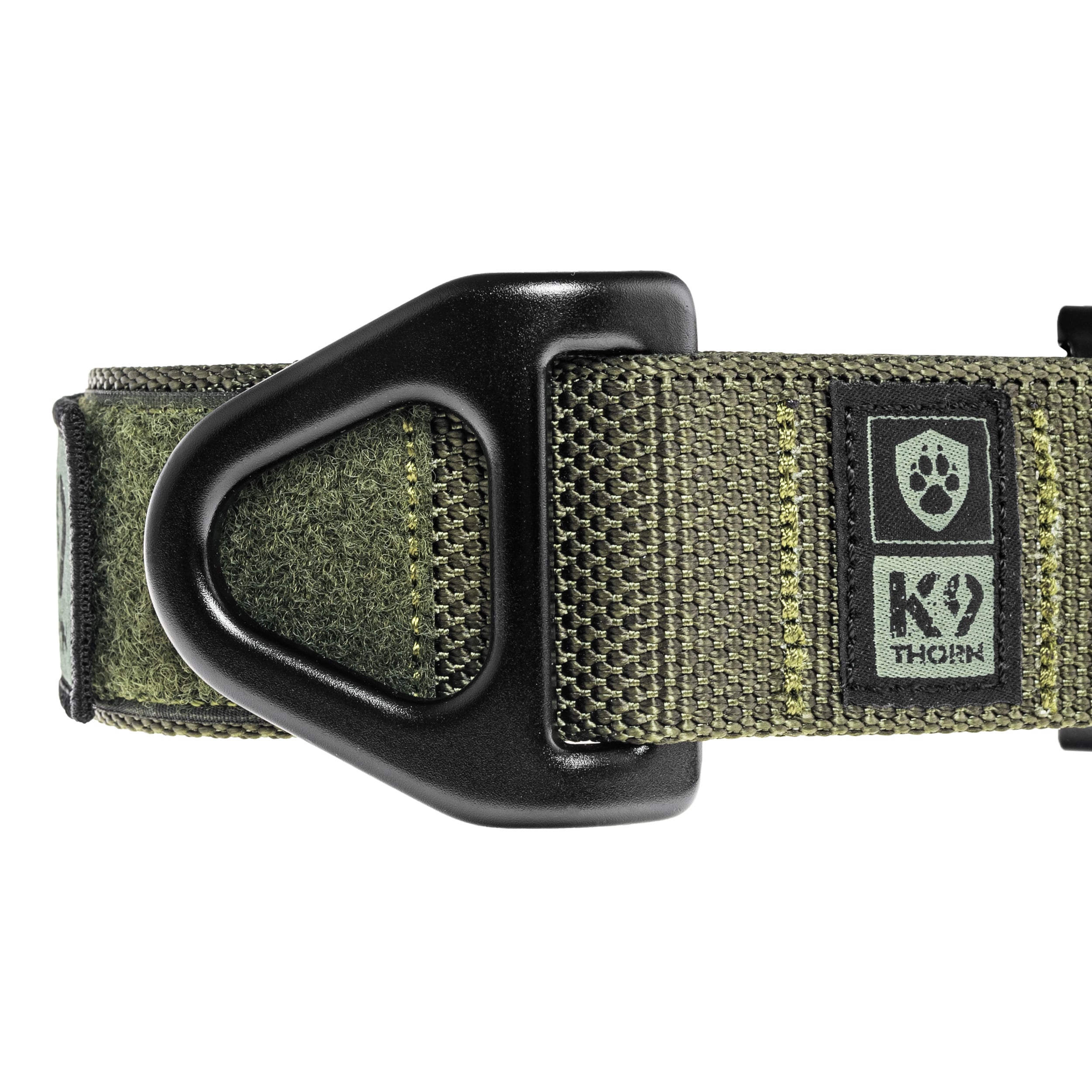 Collier tactique pour très grand chien Cobra Alpha K9 Thorn - Olive