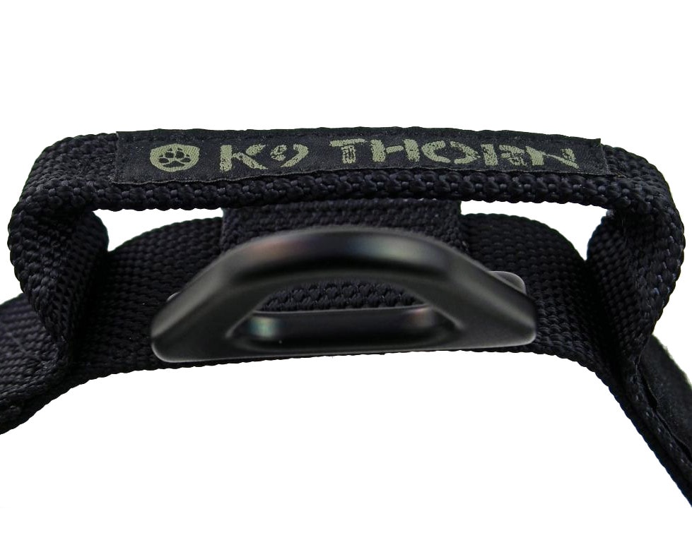 Collier tactique pour grand chien Cobra Bravo K9 Thorn - Black