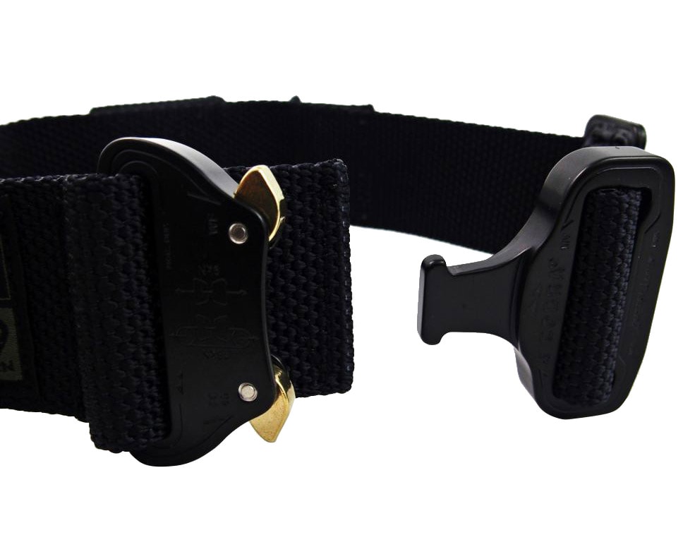 Collier tactique pour grand chien Cobra Bravo K9 Thorn - Black