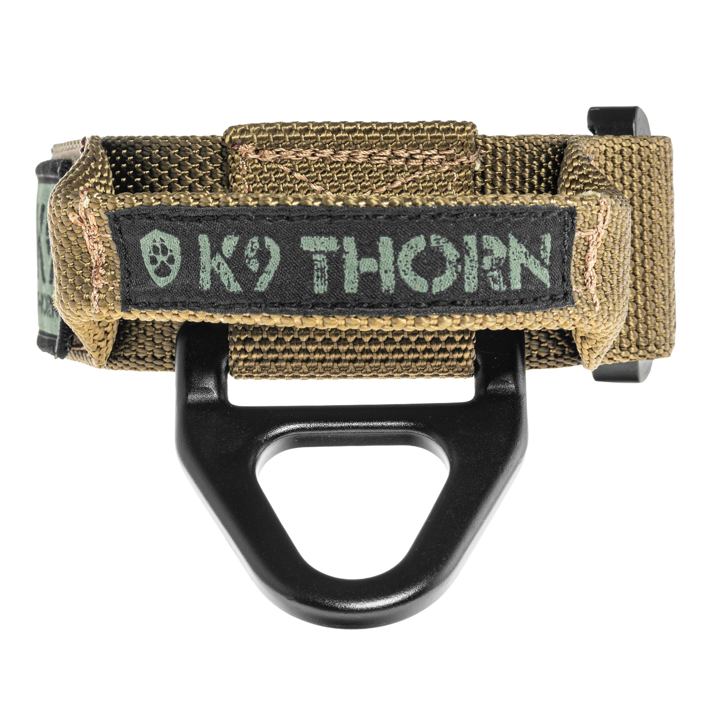 Collier tactique pour grand chien Cobra Bravo K9 Thorn - Coyote