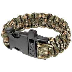 Bracelet Paracord Element boucle avec sifflet - Camo