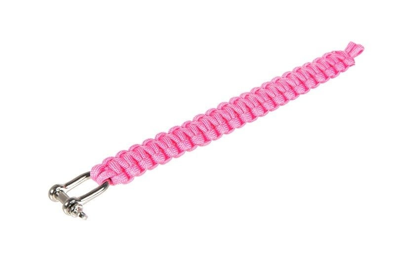 Bracelet Paracord Element U manille - Pink