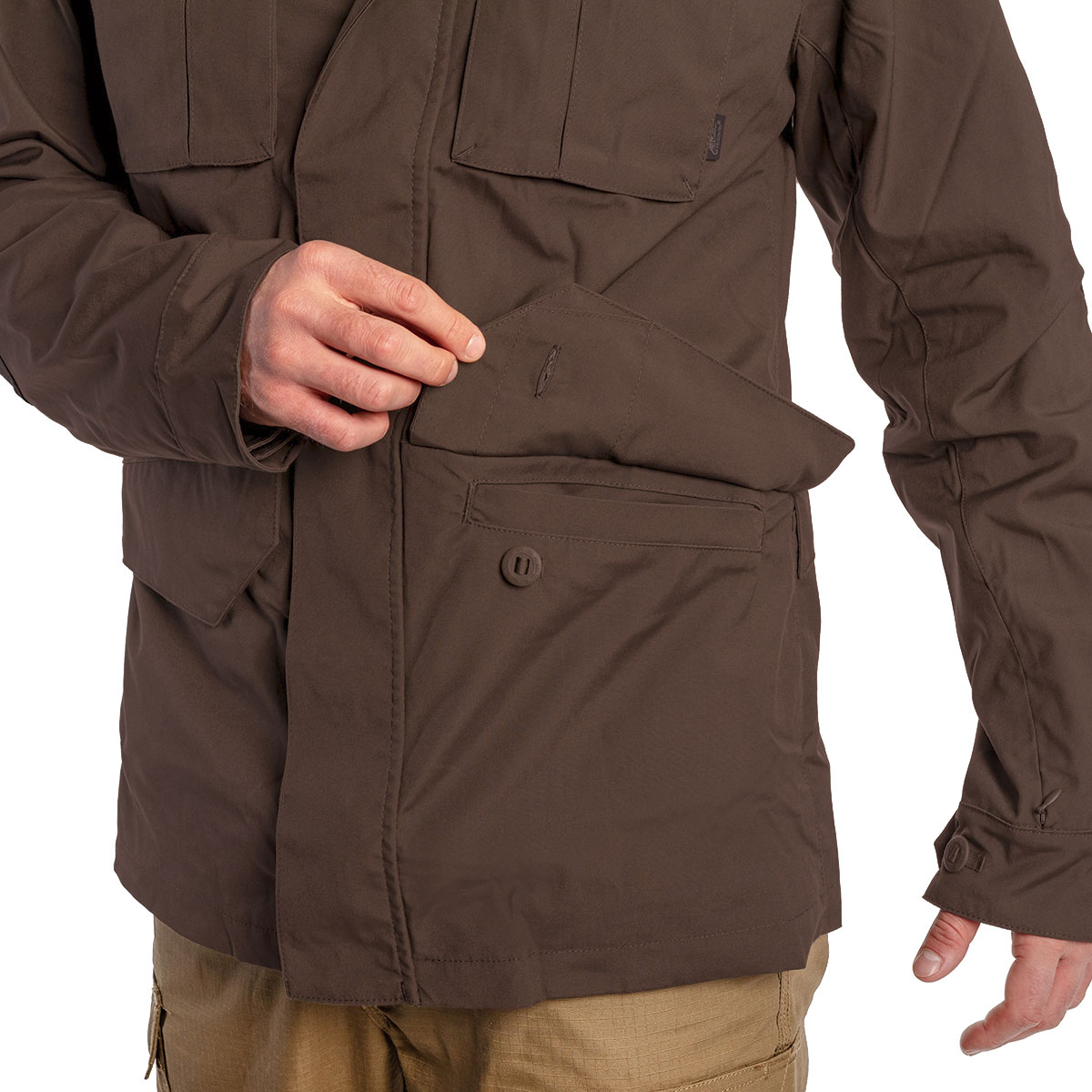 Veste M65 Covert Helikon-Tex - Earth Brown/Black
