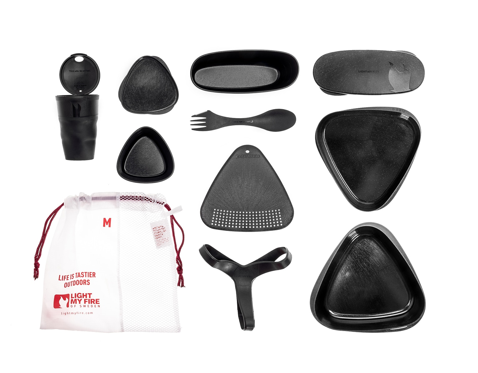 Set de vaisselle MealKit Bio Light My Fire - Black