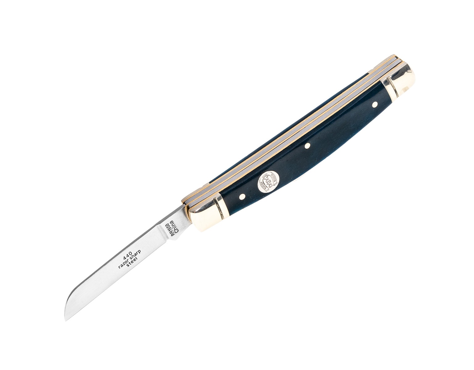 Couteau de poche Rough Rider Blue Smooth Bone Whittler 440