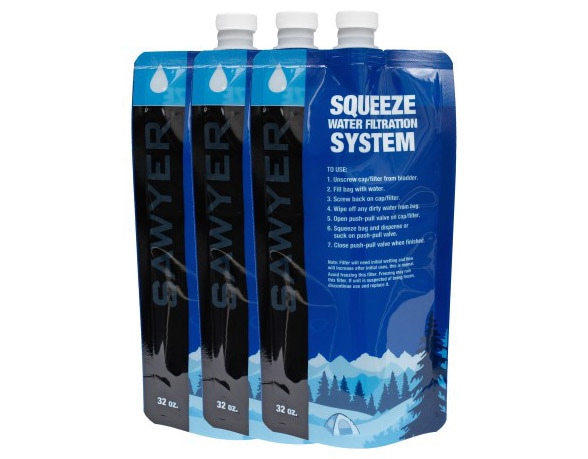 Sachets pour eau 1 L - set 3 pcs. Sawyer 