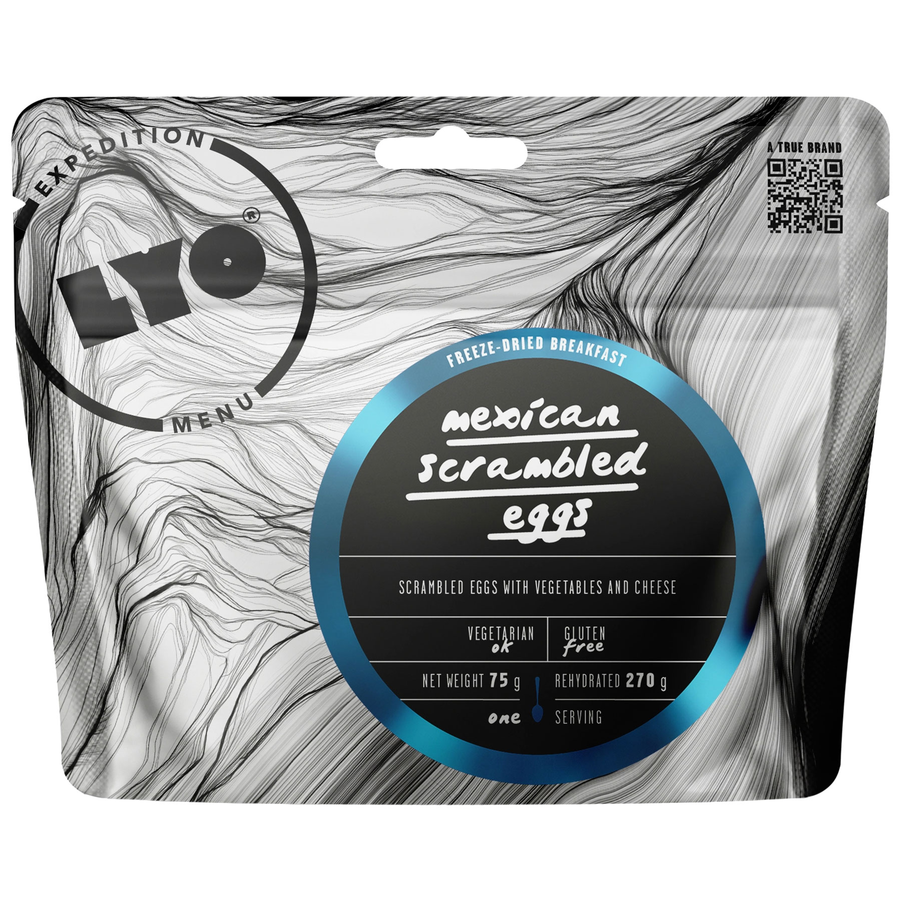 Aliments lyophilisées Oeufs brouillés à la mexicaine 270 g LYOFOOD