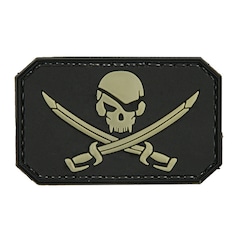 Patch 3D Pirate Skull - Black