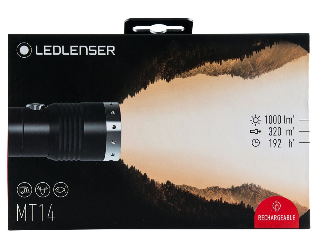 Lampe de poche à batterie MT14 - 1000 lumens Ledlenser 