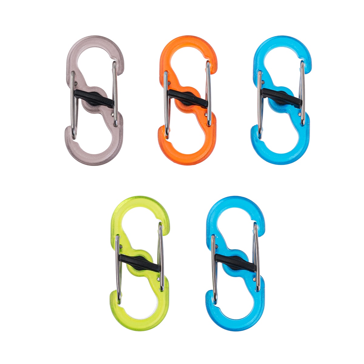 Porte-clés S-Biner KeyRing Locker - 5 pcs. Nite Ize