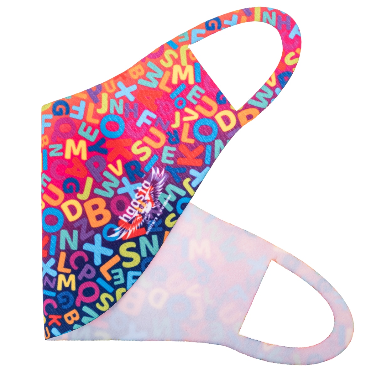 Masque de protection pour enfant Alphabet Haasta 