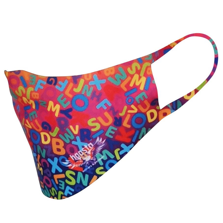 Masque de protection pour enfant Alphabet Haasta