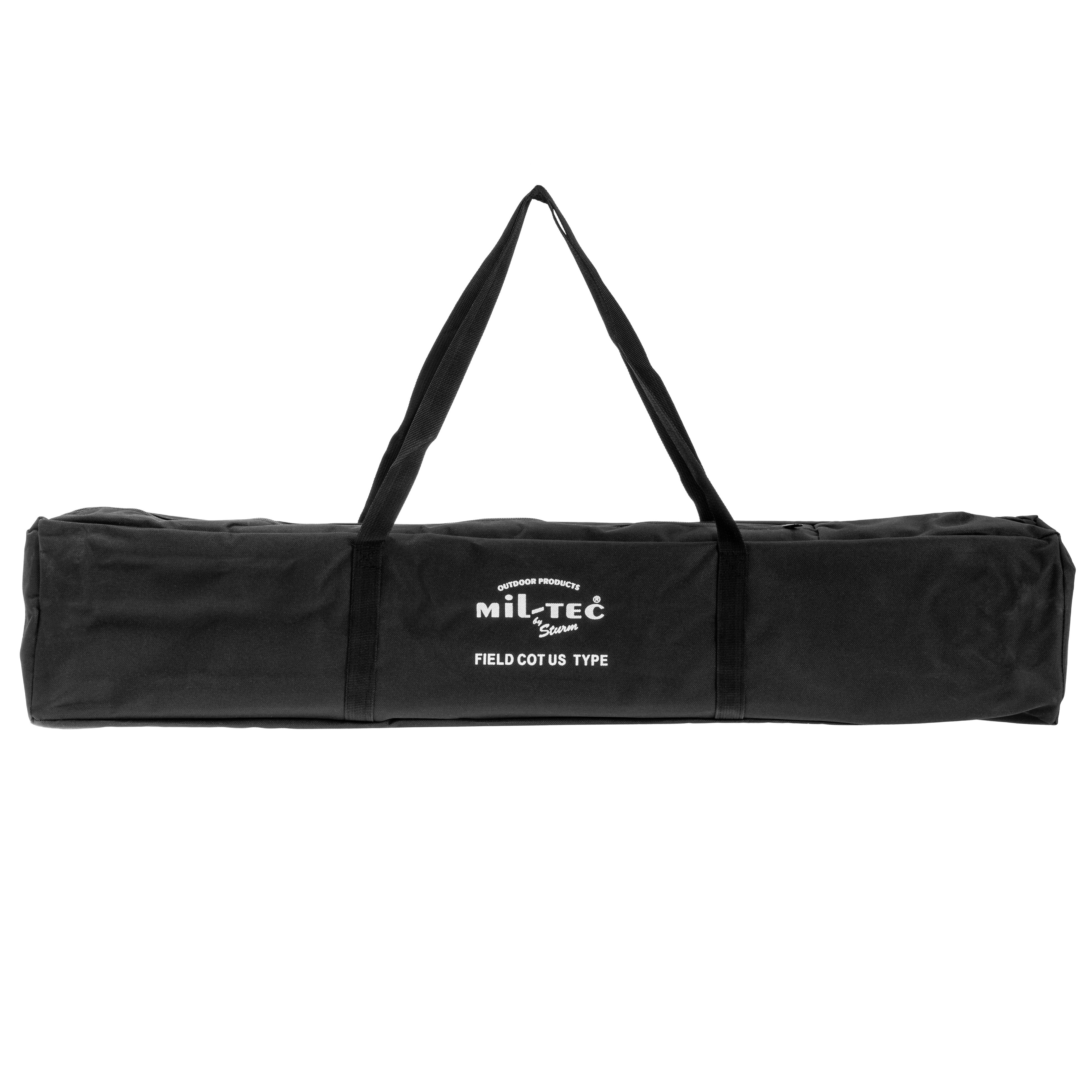 Lit de camp pliable US Style 190 x 65 cm Mil-Tec - Black
