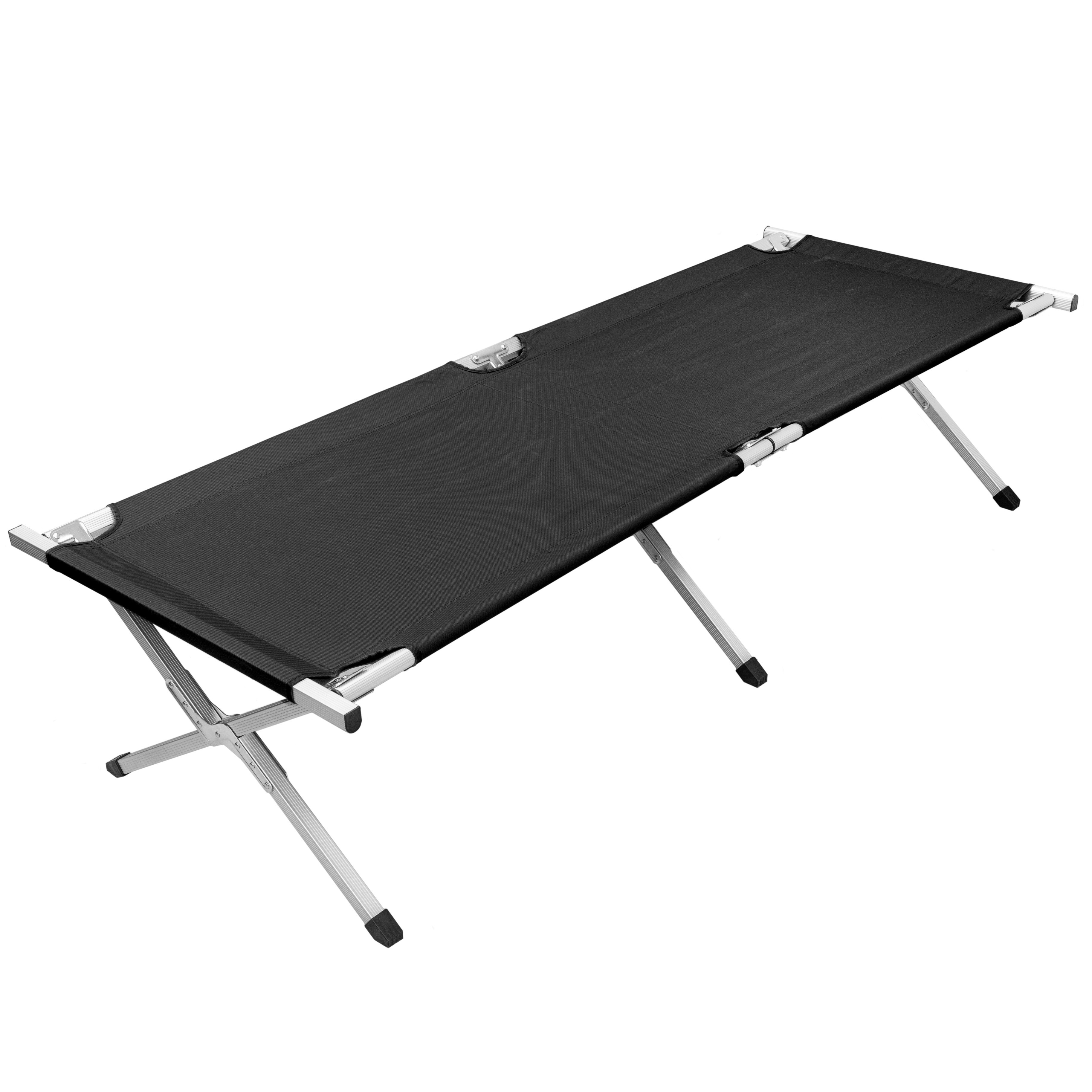 Lit de camp pliable US Style 190 x 65 cm Mil-Tec - Black 